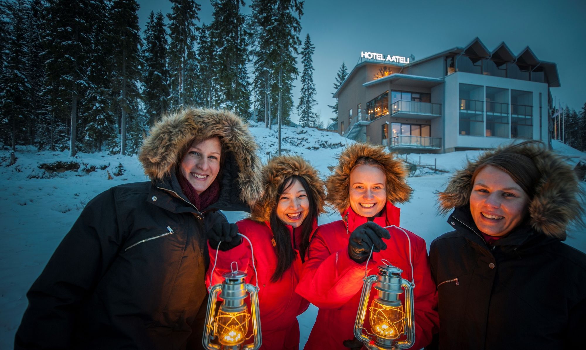 Hotel Aateli Hillside Vuokatti Dış mekan fotoğraf
